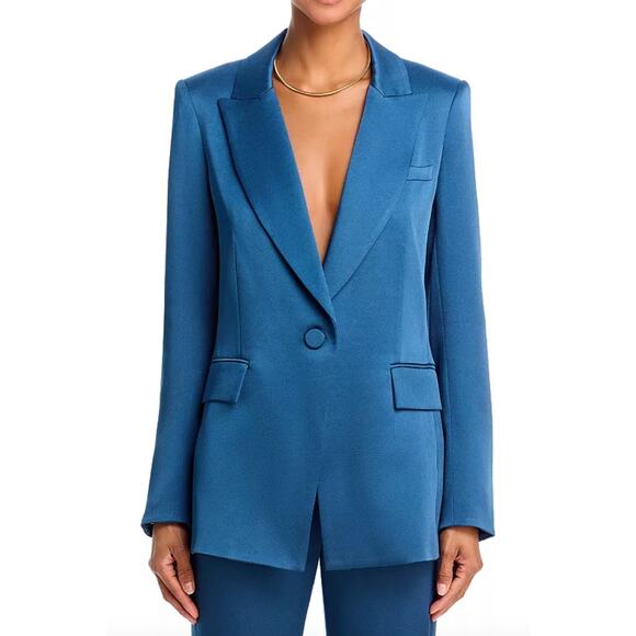 Veronica Beard Jackets & Blazers - Veronica Beard Long and Lean Blue Hourglass Blazer Jacket Size 2